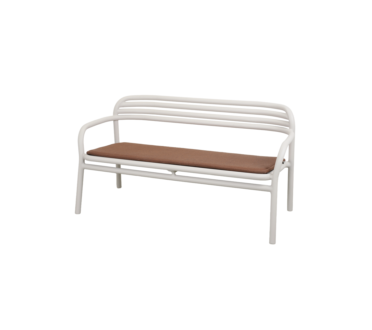 Cane-line Bliss sofa – Sand, aluminium / Desert red, Delight m/QuickDry & Airflow