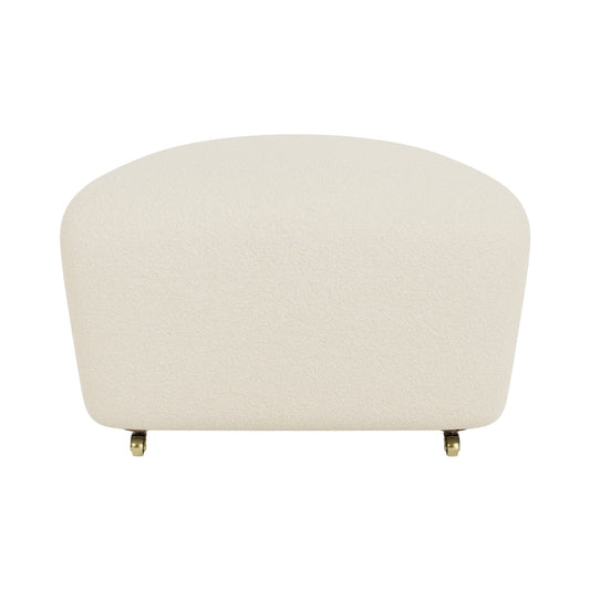 Audo Copenhagen The Tired Man Ottoman puff. Velg tekstil og treverk