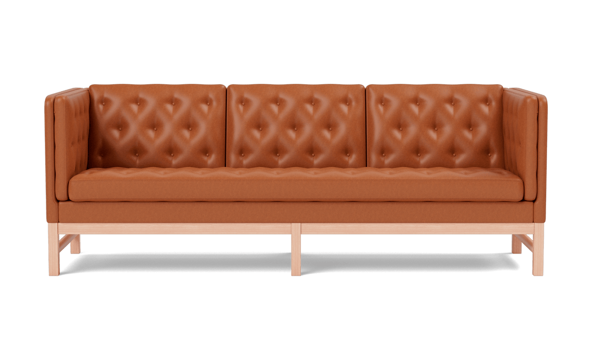 Fredericia EJ315 Sofa 210 cm, 3-seter. Velg tekstil og treverk.