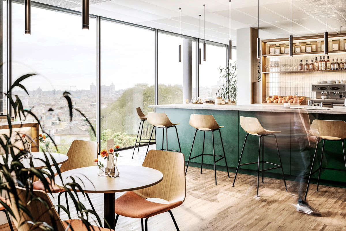 Thonet S 1123 / S 1124 søylebord