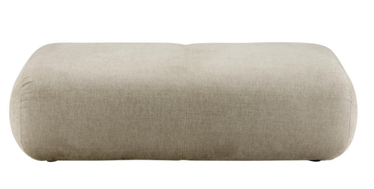 Thonet 2002 H puff i beige stoff