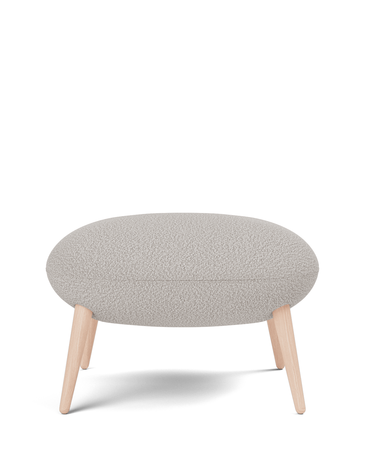 Fredericia Swoon Ottoman trestell. Velg tekstil.