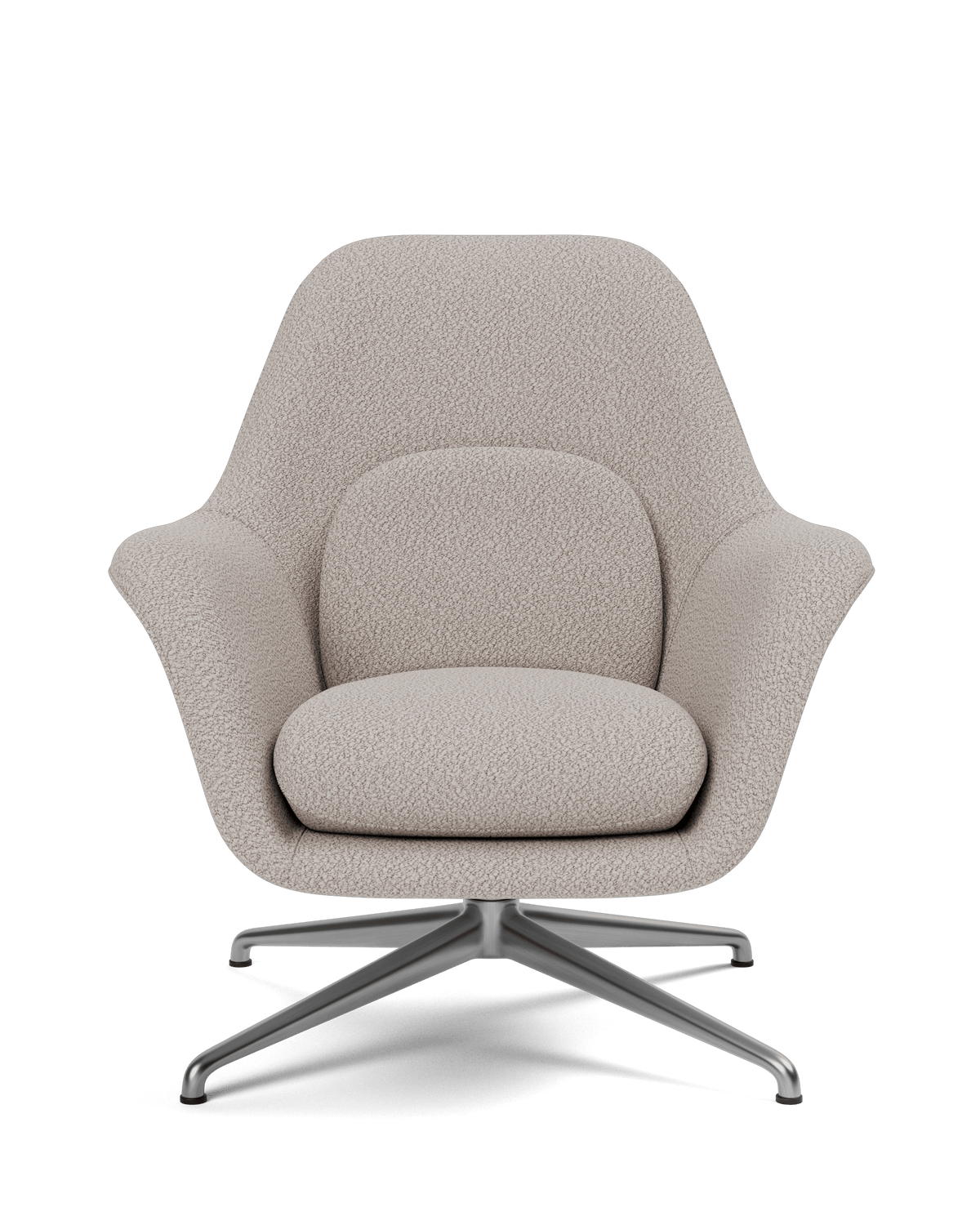Fredericia Swoon Lounge Petit Armchair dreiefot. Velg tekstil.