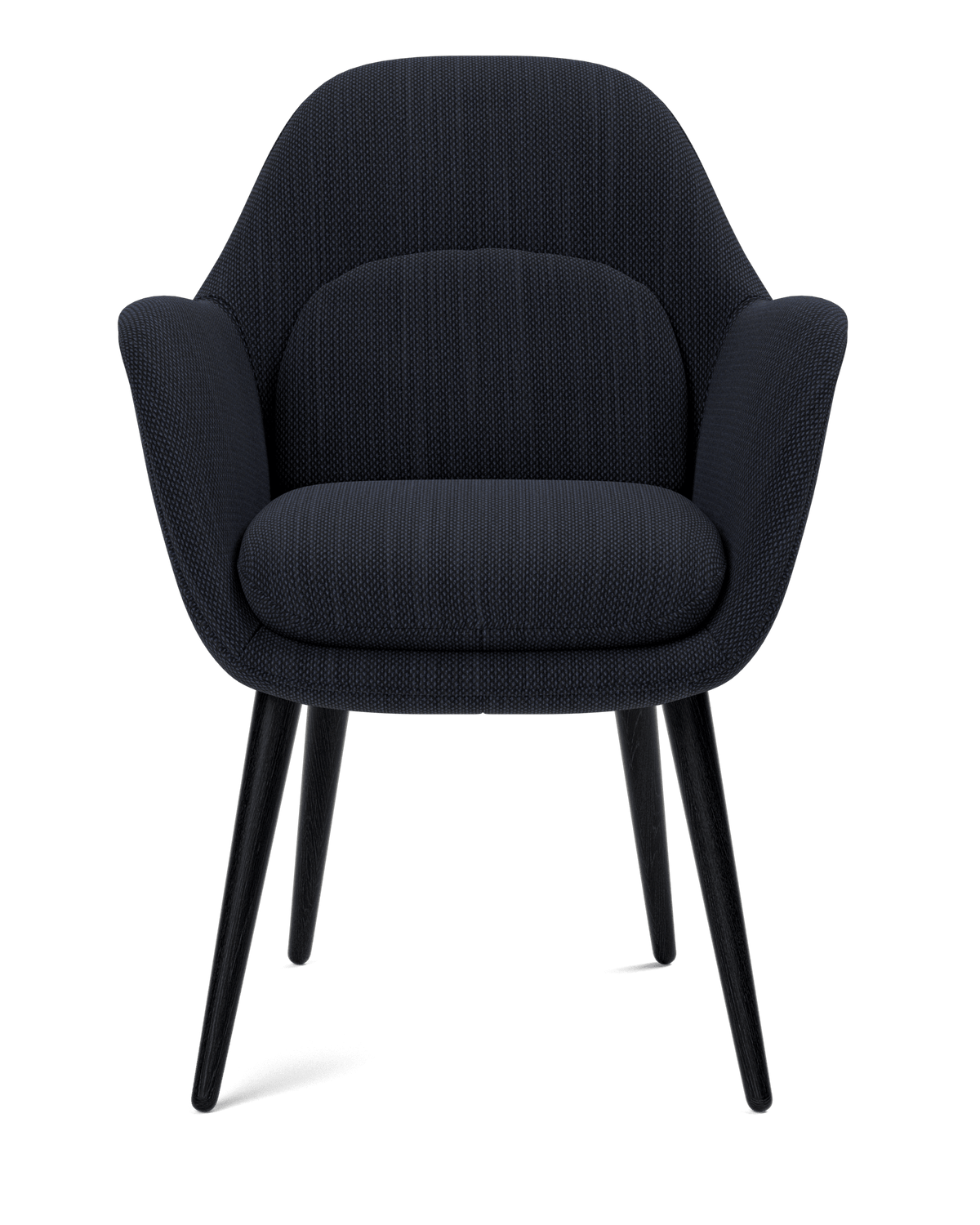 Fredericia Swoon Dining Armchair trestell. Velg tekstil.