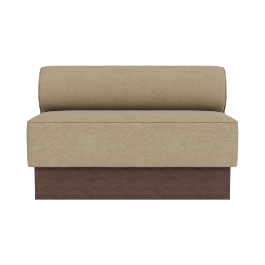Audo Copenhagen Eave Dining Sofa spisesofa, åpen seksjon 125 cm. Velg tekstil og understell