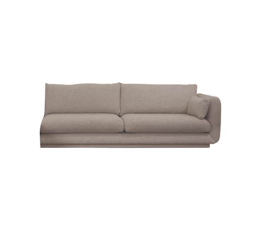Cane-line Bloom 3-seter sofamodul venstre m/sokkel, 240 cm