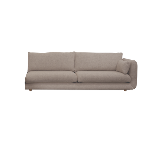 Cane-line Bloom 3-seter sofamodul venstre m/teakbein, 240 cm
