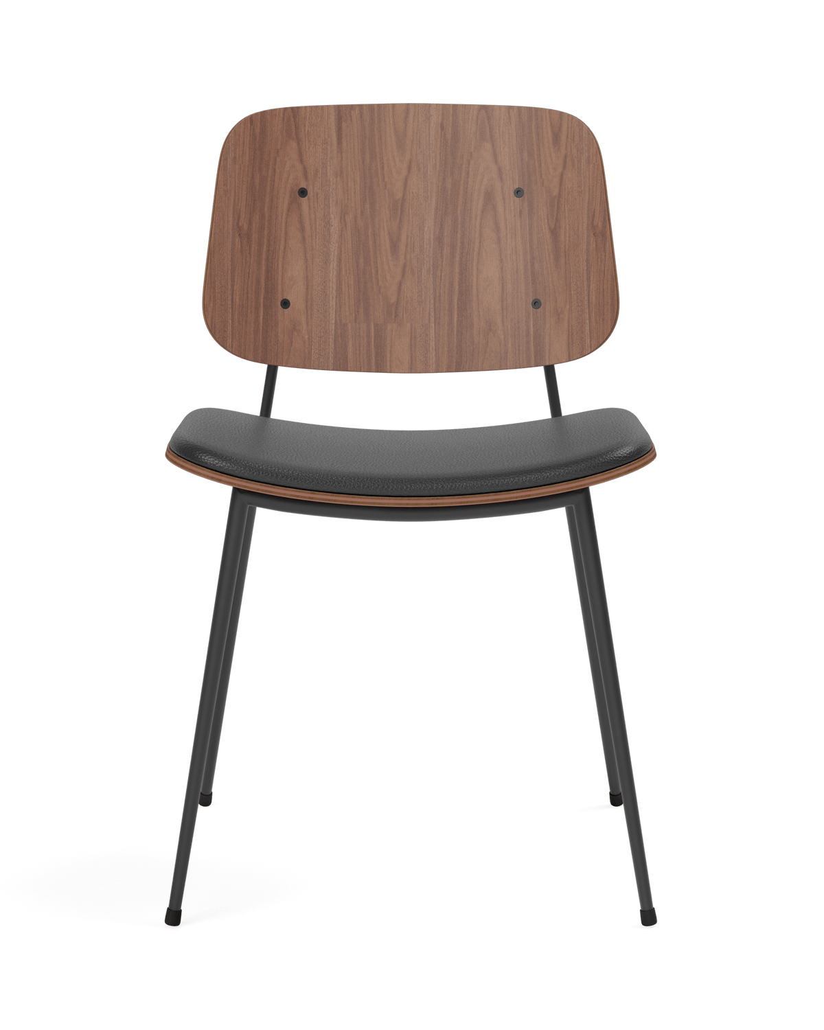 Fredericia Søborg Metal base Chair setepolstret. Velg tekstil og treverk.