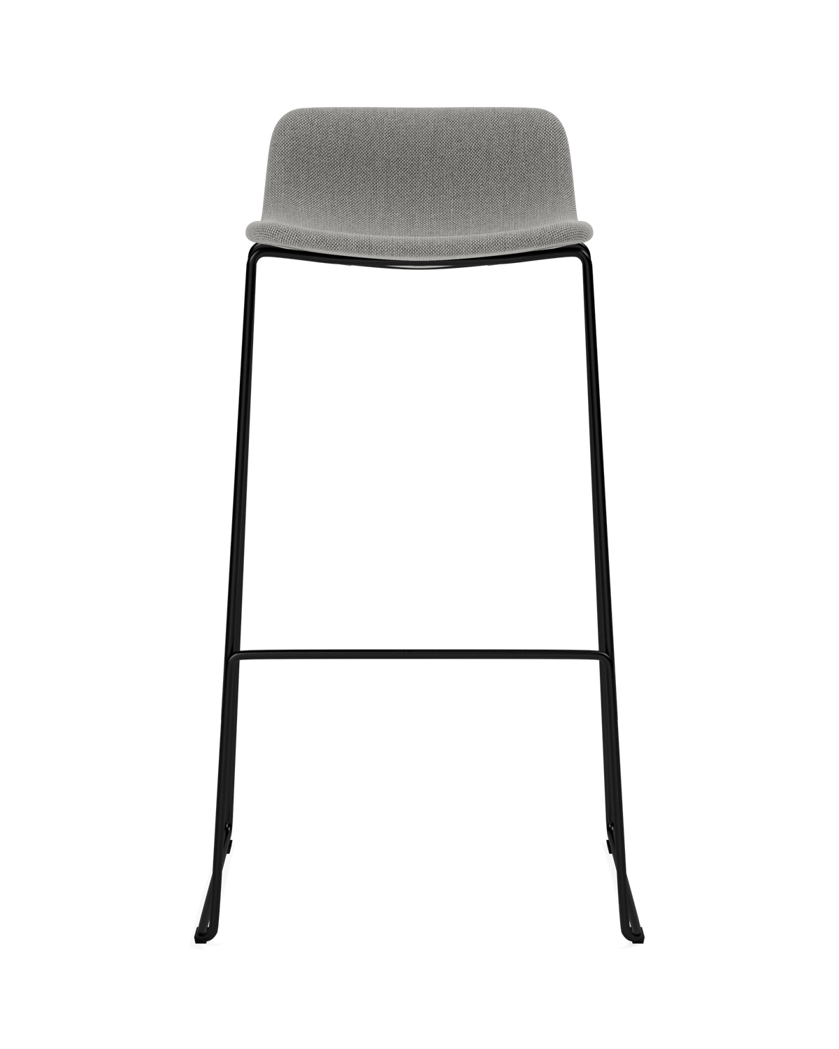 Fredericia Pato Sledge Stool fullpolstret. Velg tekstil.