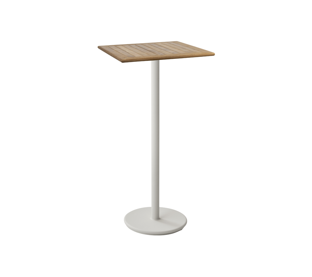 Cane-line Go barbord 72×72 cm, teak. Velg understell
