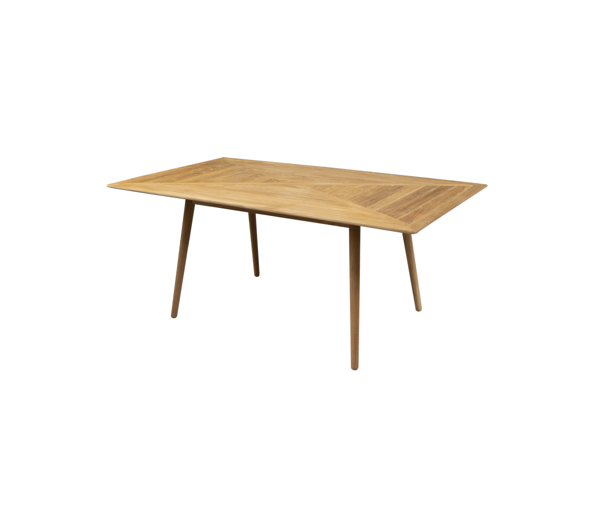 Cane-line Define spisebord 180×100 cm, teak. Velg bordplate