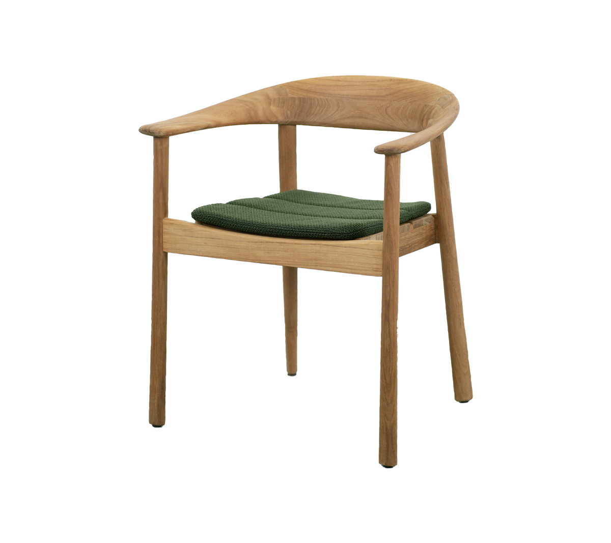 Cane-line Majestic stol m/armlener, teak
