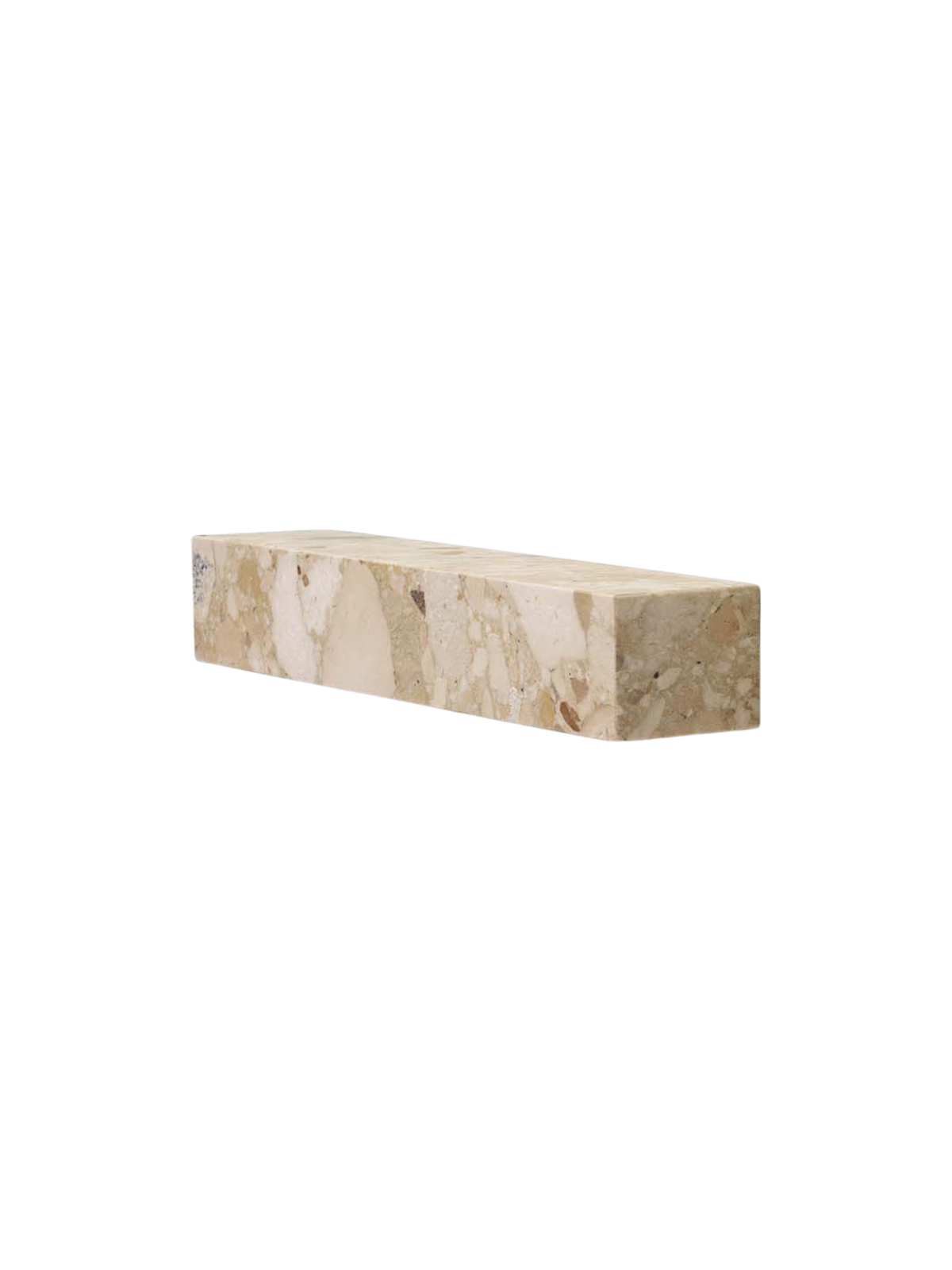 Audo Copenhagen Plinth Shelf vegghylle. Velg stein
