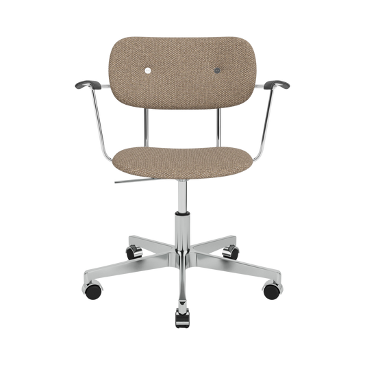 Audo Copenhagen Co Task Chair kontorstol, fullpolstret. Velg tekstil, armlener og understell