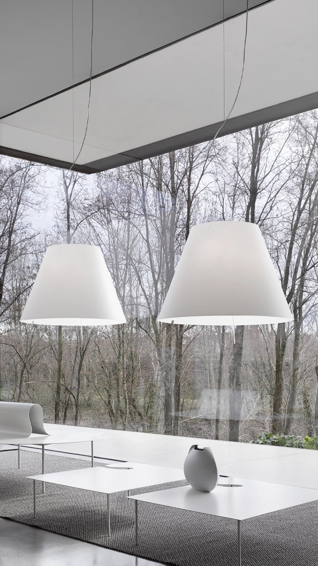 Luceplan Grande Costanza pendel Ø 70 cm med av/på-bryter