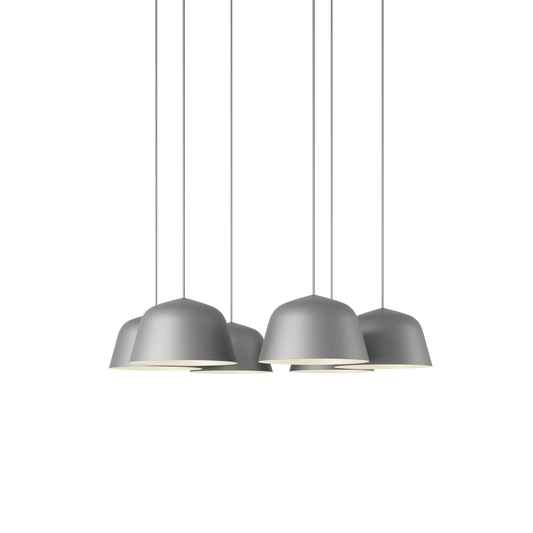 Muuto Ambit pendel-cluster med 7 lamper. Velg farge