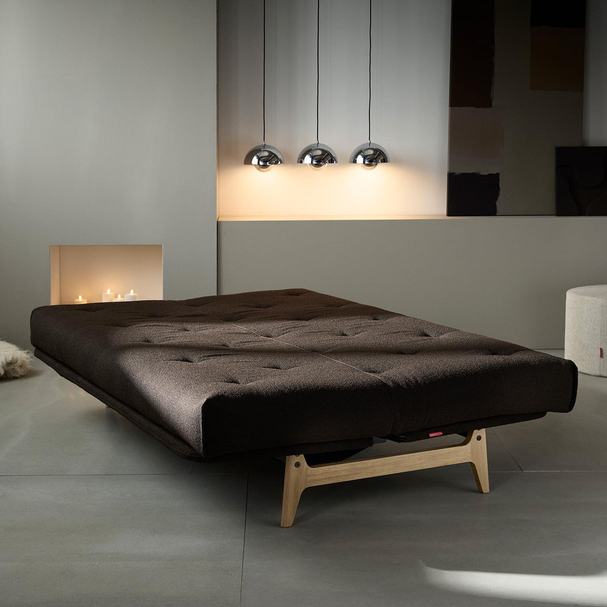 Innovation Living "Aslak" sovesofa 140 x 200 cm. Flere fargervalg. Bestillingsvare.