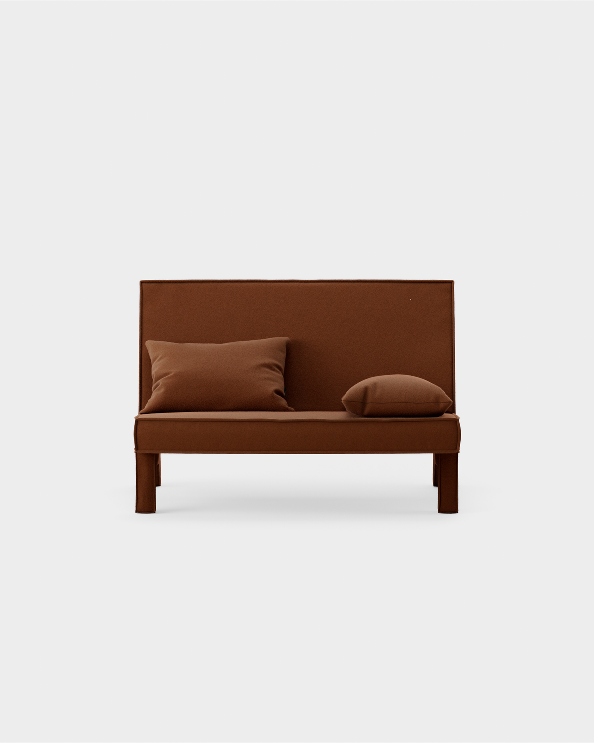 Massproductions BAM! 2-seter sofa – Nevotex Wooly+ Rust 380037