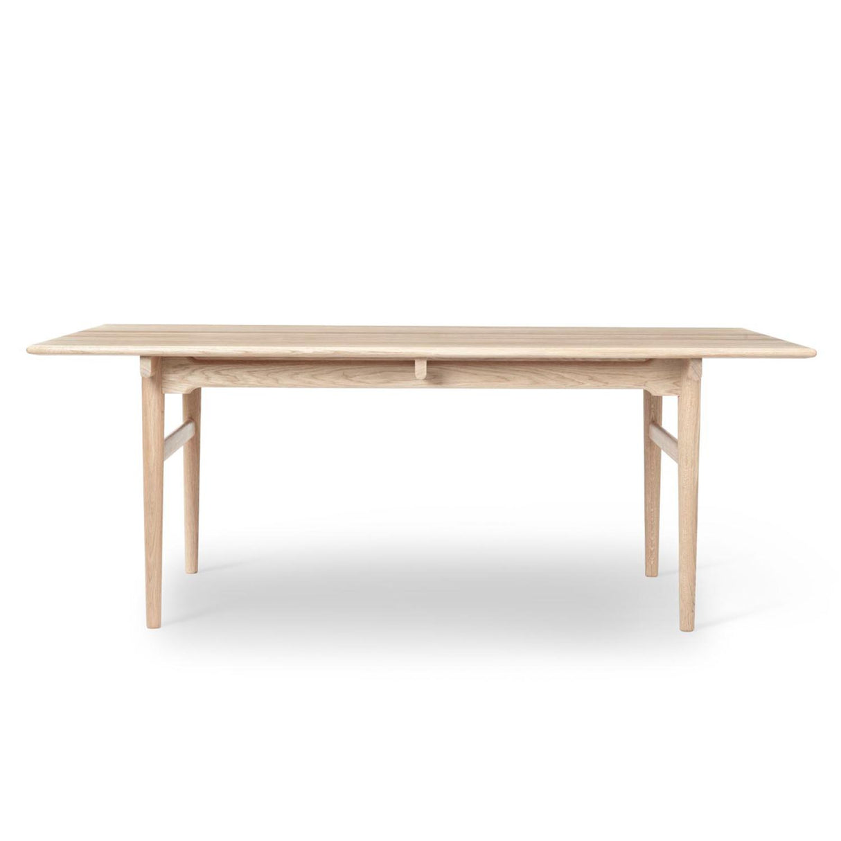Carl Hansen CH327 spisebord. 190 x 95 cm. Hvitoljet eik.
