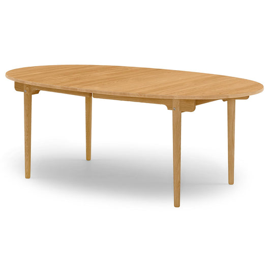 Carl Hansen tilleggsplate til CH338 spisebord. Massiv eik, oljet eik. Bestillingsvare.