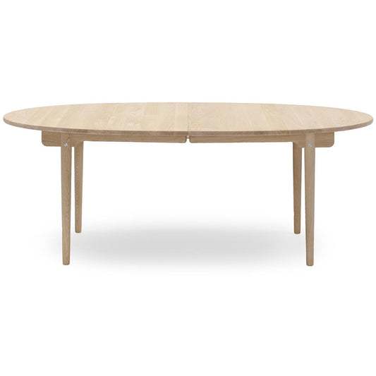 Carl Hansen tilleggsplate til CH338 spisebord. Massiv eik såpebehandlet. Bestillingsvare.