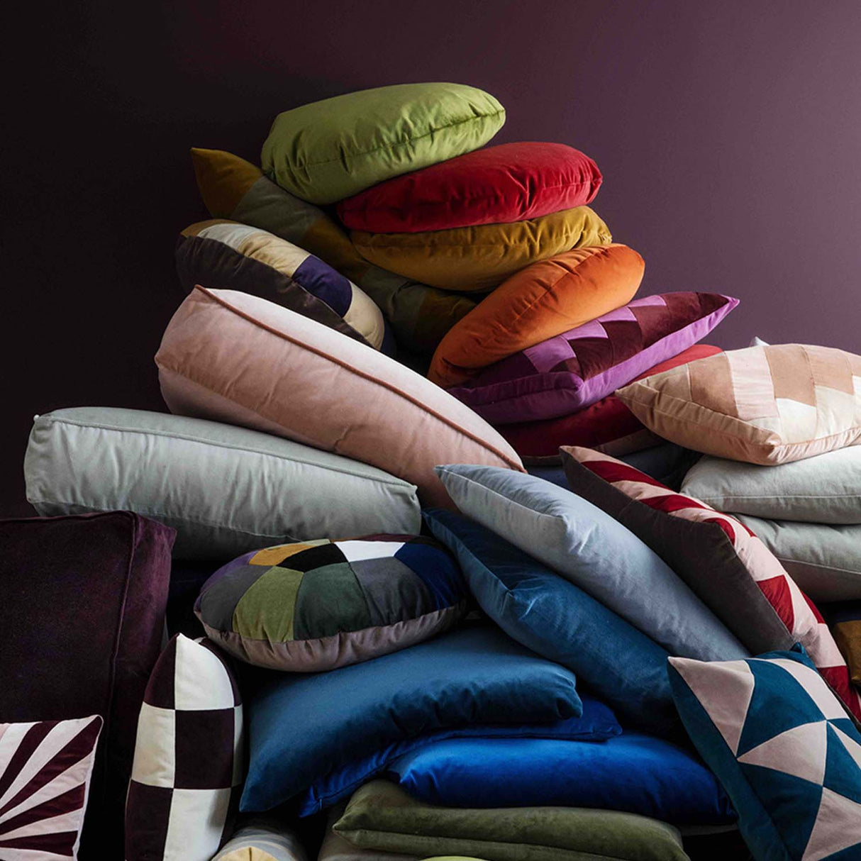 Christina Lundsteen Basic rund pute.