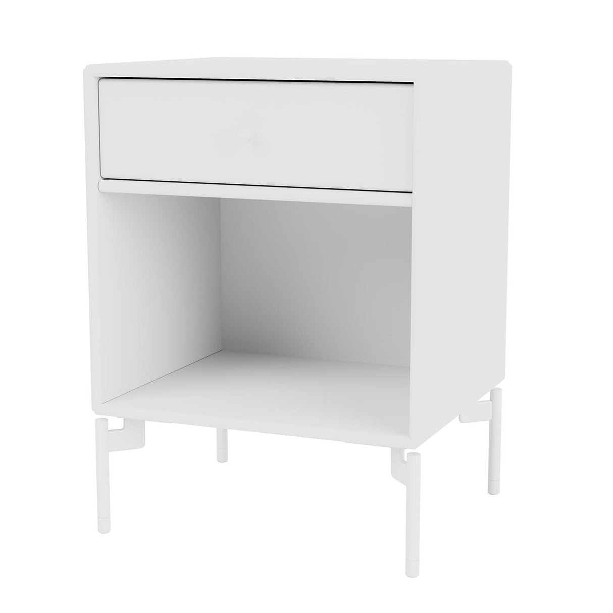 Montana DREAM nattbord. Med bein. Quickship farger. (2-3 ukers leveringstid.)