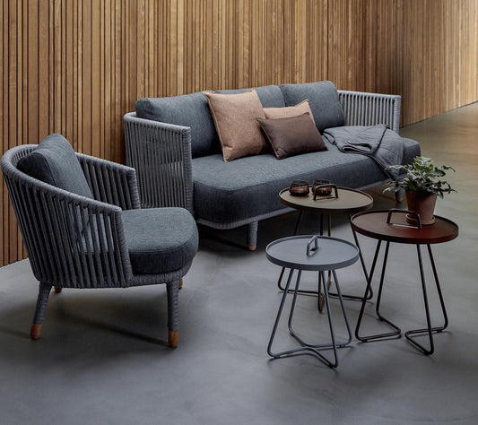 Cane-line Moments loungestol, Soft Rope