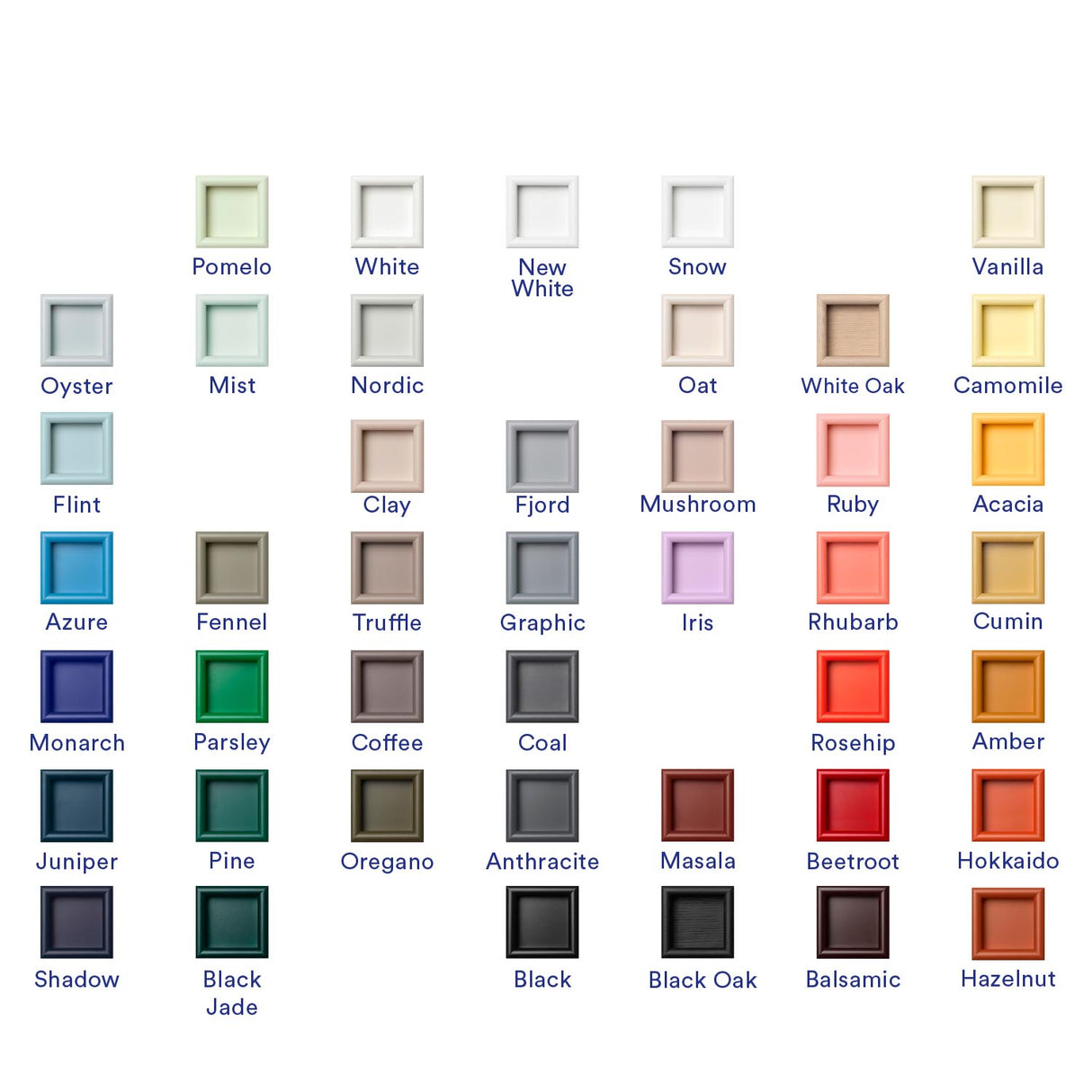 Montana DASH nattbord. Med opphengslist. Quickship farger. (2-3 ukers leveringstid.)