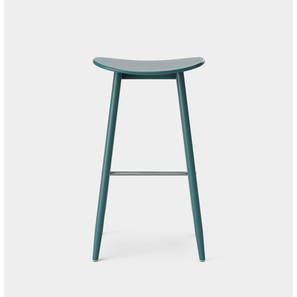 Massproductions Icha barkrakk – Sittehøyde 75 cm / Library Green lakkert bøk
