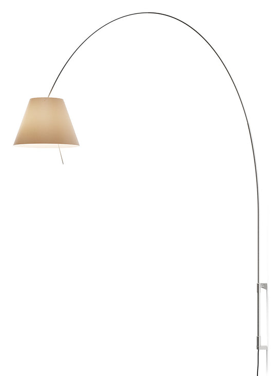 Luceplan Lady Costanza vegglampe, teleskopisk med dimmer. Velg farge