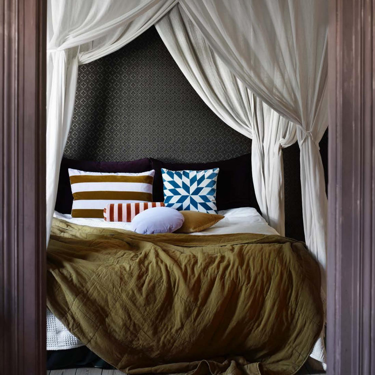 Christina Lundsteen Bolster stripete pute.