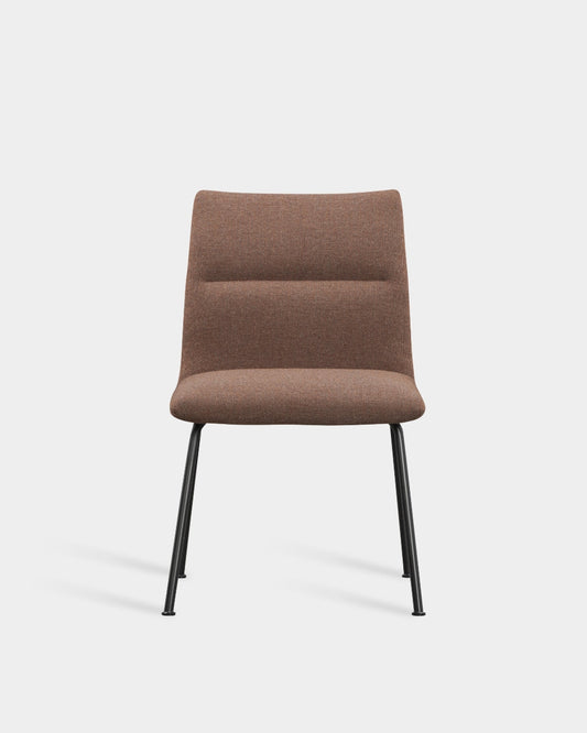 Wendelbo Ori stol, rørunderstell, Re-wool col. 377