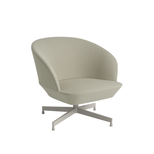 Muuto Oslo lenestol med svingbar fot. Velg tekstil