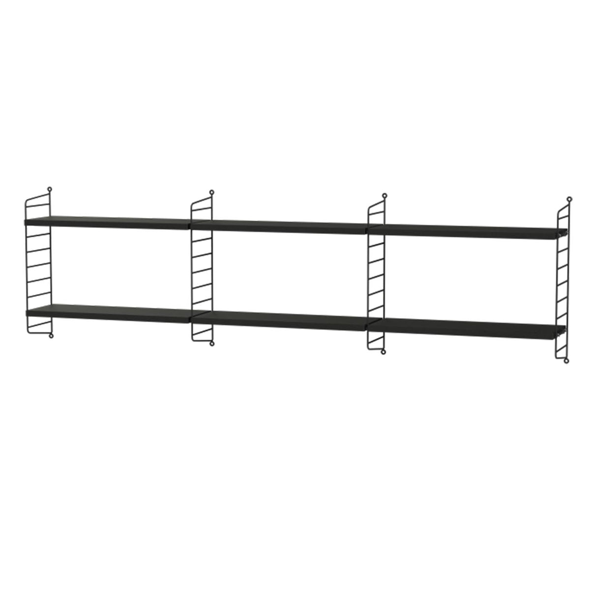 String hylleoppsett. 60x20 cm hyller x 50 cm gavler . Flere fargevarianter. Bestillingsvare.