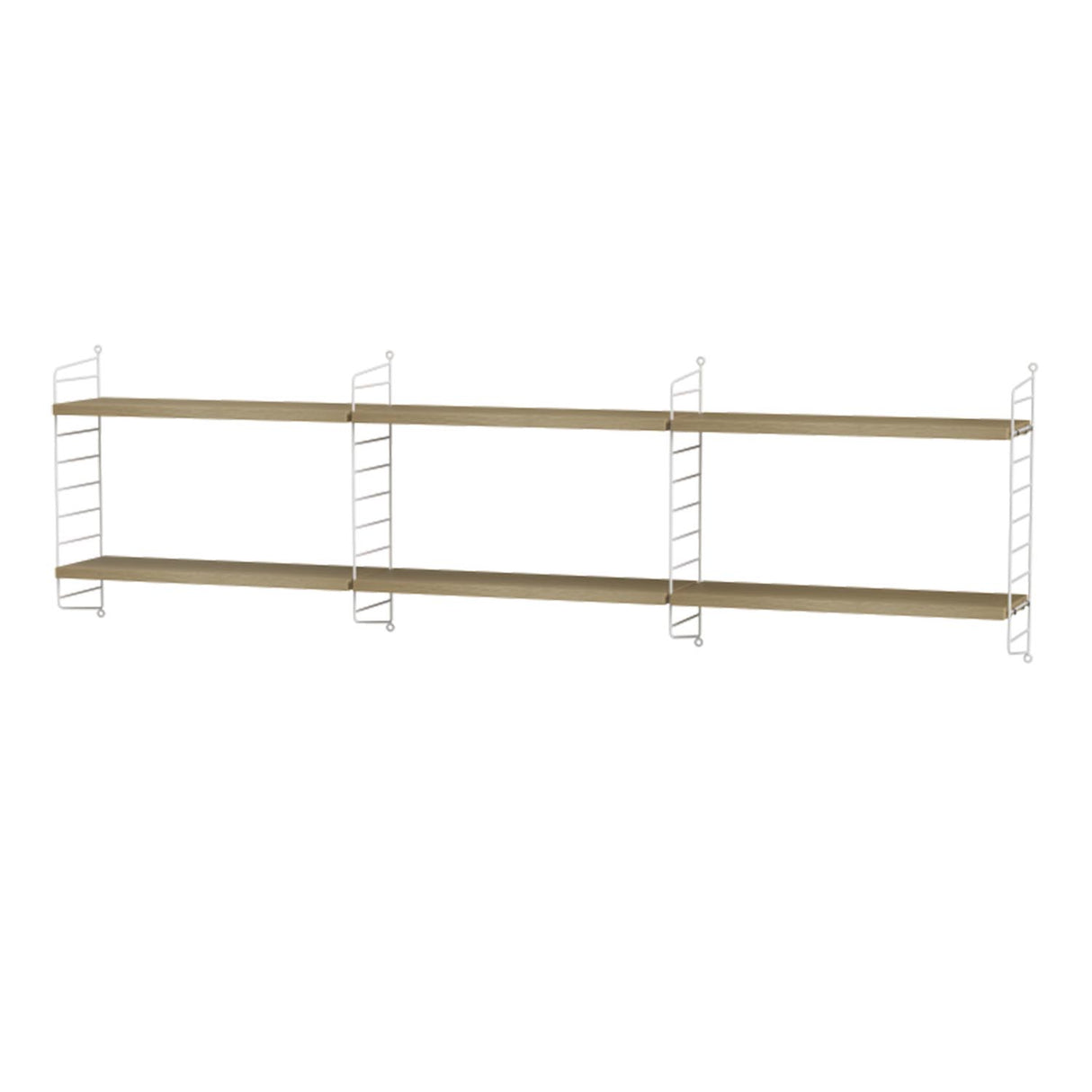 String hylleoppsett. 60x20 cm hyller x 50 cm gavler . Flere fargevarianter. Bestillingsvare.