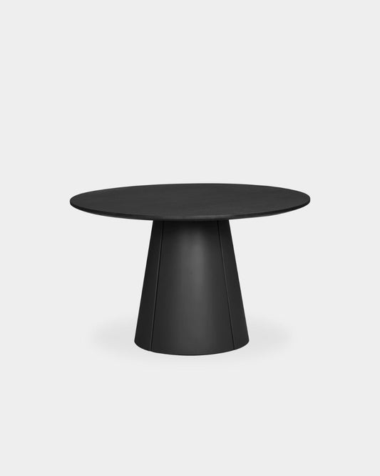 Wendelbo Trim spisebord Ø120 cm i svartbeiset eik