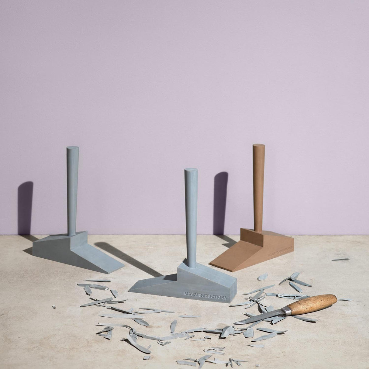 Massproductions Universal dørstopper, grå