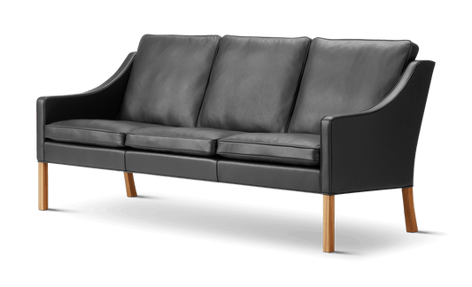 Fredericia Mogensen 2209 Sofa 186 cm, 3-seter. Velg tekstil og treverk