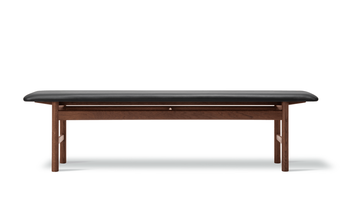 Fredericia The Mogensen Bench uten rygg – Eik såpe. Velg tekstil