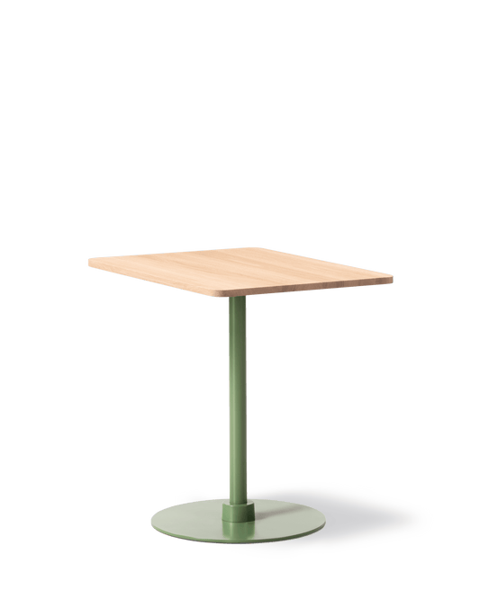 Fredericia Plan Table søylebord 70 × 60 cm. Velg understell og bordplate