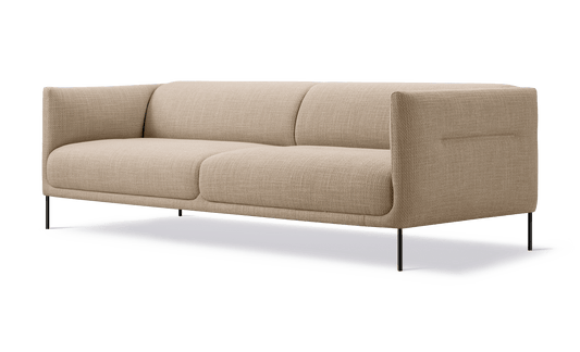 Fredericia Konami Sofa 235 cm, 2,5-seter. Velg tekstil og understell