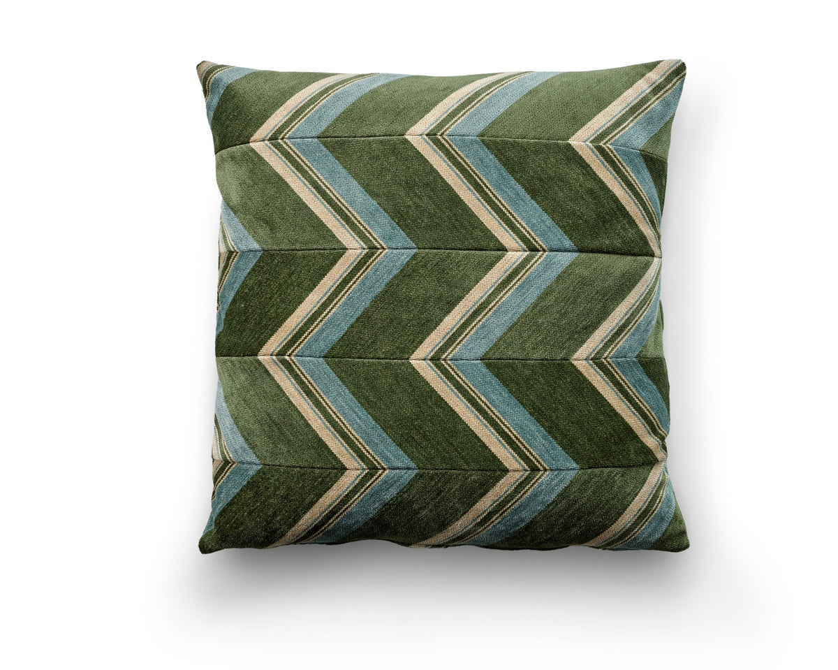 Eilersen Pyjamas pyntepute Blaze 50 x 50 cm – R07 – grønn / lyseblå