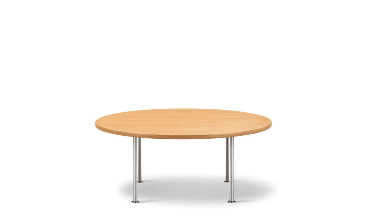 Fredericia Wegner Ox Table Ø100 cm. Velg understell og treverk