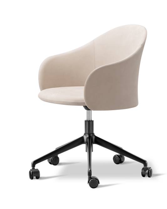 Fredericia Gomo Armchair dreiefot 5-armet. Velg tekstil