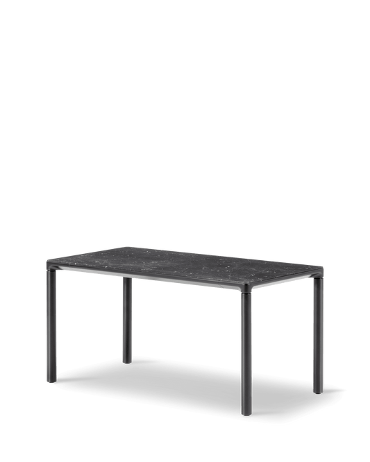 Fredericia Piloti Alu Table 75 × 39 cm. Velg understell og bordplate