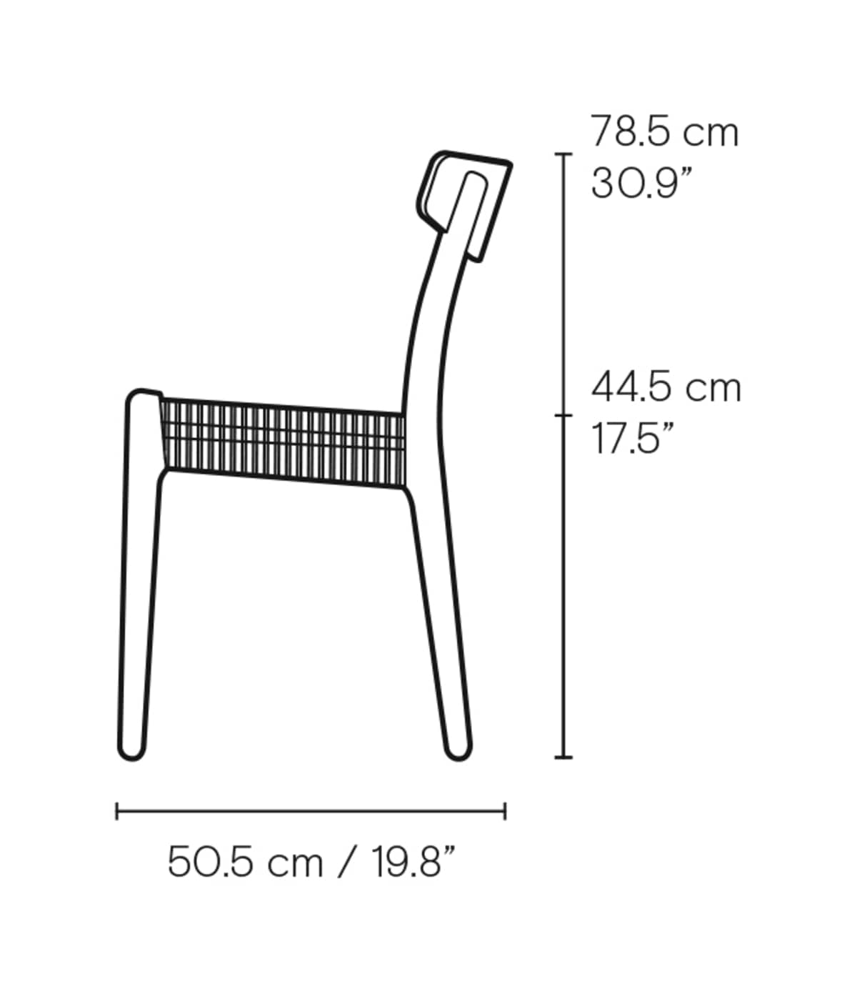 Carl Hansen CH23 – måltegning