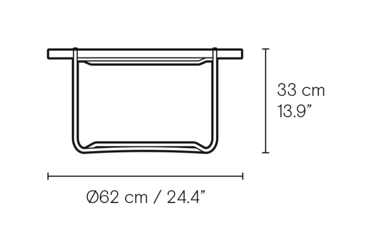 Carl Hansen CH417 Tray Table brettbord – måltegning