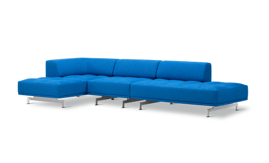 Fredericia Delphi Elements konfigurasjon G, 320 × 145 cm. Velg tekstil