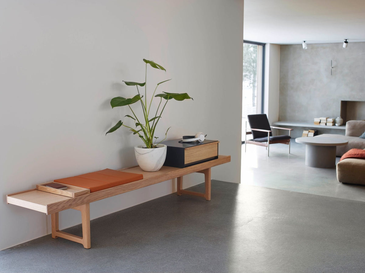 Fjordfiesta Krobo Cushion Leather setepute i skinn. Velg skinn